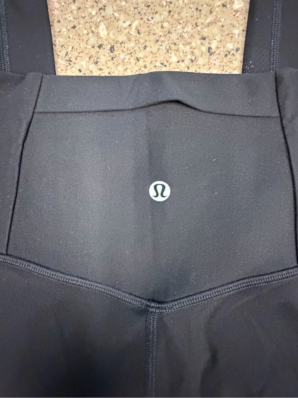 lululemon athletica Black High-Rise Athletic Shorts with Reflective Logo
